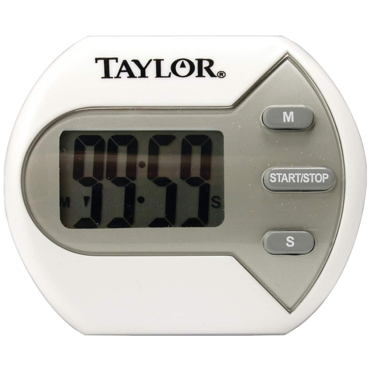 Taylor® White & Gray Digital Timer